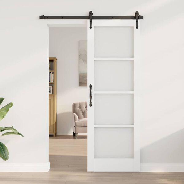 vidaXL Porta Interna ORKDAL Bianco Primato 73,5 x 211 cm