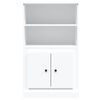 vidaXL Credenza Bianca 60x35,5x103,5 cm in Legno Multistrato