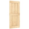 vidaXL Porta Scorrevole con Set Hardware 90x210 cm Legno Massello Pino