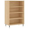 vidaXL Credenza Rovere Sonoma 57x35x90 cm in Legno Multistrato