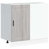 vidaXL Base da Cucina Porto Grigio Sonoma in Legno Multistrato