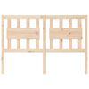 vidaXL Testiera per Letto 125,5x4x100 cm in Legno Massello di Pino