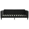 vidaXL Divano Letto con Letto Estraibile Nero 90x200 cm in Tessuto
