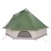 vidaXL Tenda Tipi con tetto Verde 400 x 346 x 250 cm taffet&agrave;