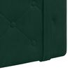vidaXL Testata appesa Verde Scuro 190 x 55 x 5 cm Velluto