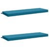 vidaXL Cuscini per Panchina SOEST 2 pz 100% Poliestere Azzurro