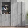 vidaXL Credenza Grigio Sonoma 50x42,5x185 cm in Legno Ingegnerizzato