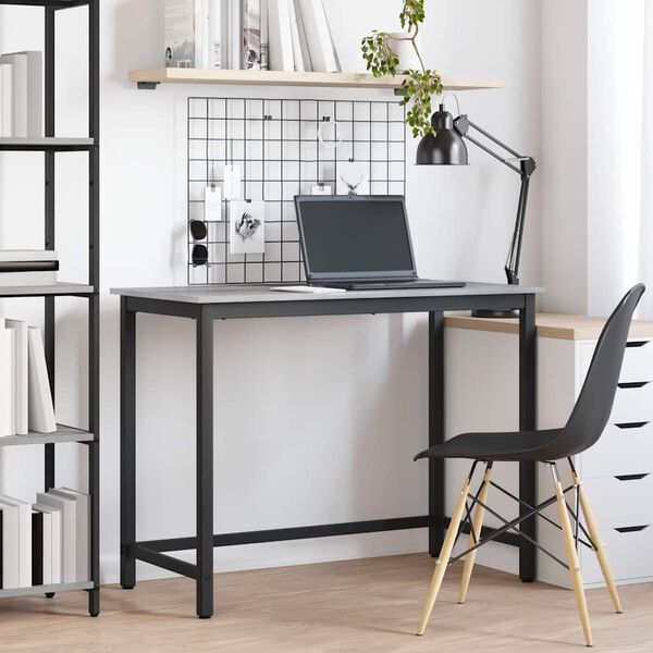 vidaXL tavolo Grigio Sonoma 80 x 50 x 76,5 cm