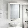 vidaXL Mobiletto per specchio da bagno TULUM Bianco 60 x 16,5 x 78 cm