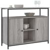 vidaXL Credenza Grigio Sonoma 100x35x80 cm in Legno Multistrato