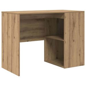 vidaXL Scrivania Rovere artigianale Legno ingegnerizzato