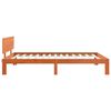 vidaXL Struttura del letto Marrone cerato 90 x 190 cm Pino massello