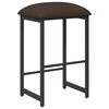 vidaXL Sgabello da bar Tortora 40 x 32 x 64 cm Legno ingegnerizzato