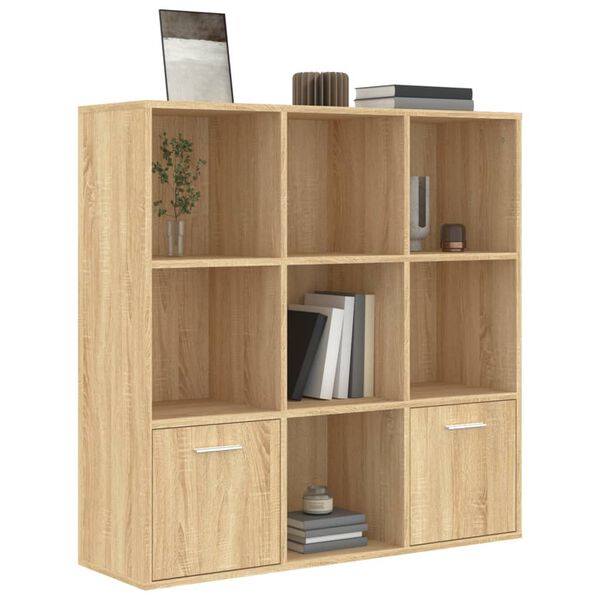 vidaXL Libreria Rovere Sonoma 98x30x98 cm in Legno Multistrato