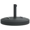 vidaXL Base per Ombrellone con Manici per Pali &Oslash;38/48 mm 25 kg Rotonda