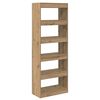vidaXL Armadio per Libri rovere artigianale 60 x 30 x 166 cm