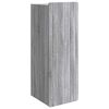 vidaXL Mobiletto a muro Sonoma grigio 33 x 34,5 x 94 cm