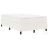 vidaXL Letto a molle Crema e Bianco 120 x 190 cm Tessuto in Cords