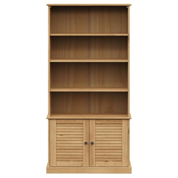 vidaXL Libreria VIGO 85x35x170 cm in Legno Massello di Pino