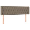 vidaXL Testiera ad Orecchio Tortora 163x16x78/88 cm in Tessuto