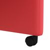 vidaXL Sedie da pranzo 2 pcs Rosso 58 x 65 x 98 cm Pelle sintetica