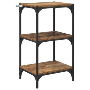 vidaXL Armadio per Libri Legno vecchio 40 x 33 x 70,5 cm
