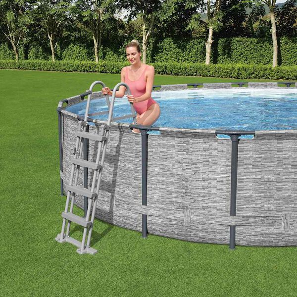 Bestway Scaletta per Piscina Flowclear a 4 Gradini 122 cm