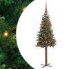 vidaXL Albero di Natale snodato Verde 150 cm