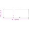 vidaXL Copertura per Piante con Occhielli 1x3 m in PVC