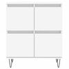 vidaXL Credenza Bianca 60x35x70 cm in Legno Multistrato