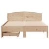 vidaXL Letto senza Materasso 120x200 cm in Legno Massello di Pino