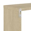 vidaXL Mensole a Cubo 4 pz Rovere Sonoma 26x15x26 cm