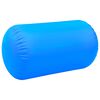 vidaXL Rullo da Ginnastica Gonfiabile con Pompa 100x60 cm in PVC Blu