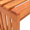 vidaXL Panchina da Giardino 130 cm in Legno Massello di Eucalipto
