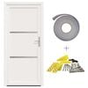 vidaXL Porta Frontale Bianco 98 x 200 cm PVC