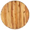 vidaXL Tavolino da Salotto Rotondo 65x30 cm Legno Massello di Acacia