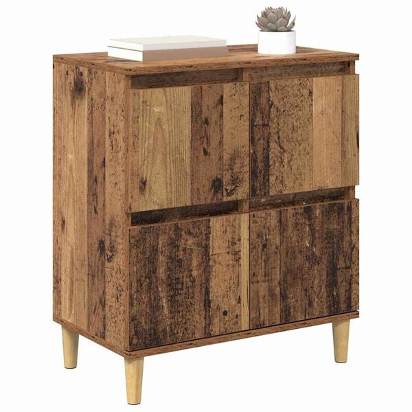 vidaXL Credenza Legno vecchio 60 x 35 x 70 cm Legno multistrato