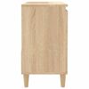 vidaXL Armadietto da Bagno Rovere Sonoma 65x33x60cm Legno Multistrato