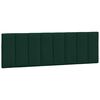 vidaXL Giroletto senza Materasso Hanko Verde Scuro 160x200 cm in Velluto