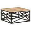 vidaXL Tavolino da Salotto 68x68x35 cm in Legno Massello di Mango