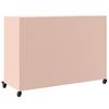 vidaXL Credenza Rosa 100,5x39x72 cm in Acciaio