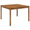 vidaXL Tavolo da cena da giardino Naturale 110 x 108,5 x 75 cm