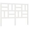 vidaXL Testiera per Letto Bianca 166x4x104cm in Legno Massello di Pino