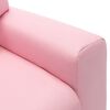 vidaXL Poltrona Reclinabile per Bambini in Similpelle Rosa