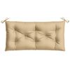 vidaXL Cuscini Panca Giardino 2pz Beige Mélange 100x50x7cm Tessuto
