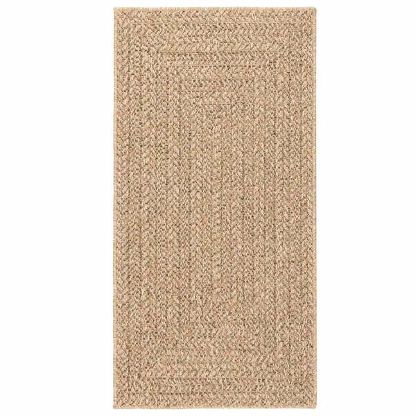 vidaXL Tappeto ZIZUR Beige 80x250 cm Aspetto Iuta Interni ed Esterni