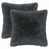 vidaXL Cuscino con cuscino HEERLEN 6 pz Antracite Fleece PV