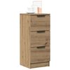 vidaXL Credenza Rovere Artigianale 30x30x70 cm in Legno Multistrato