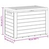 vidaXL Baule da Giardino Antracite 78x44x55 cm