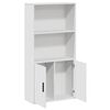 vidaXL Libreria Bianca 60x24x120 cm in Legno Multistrato
